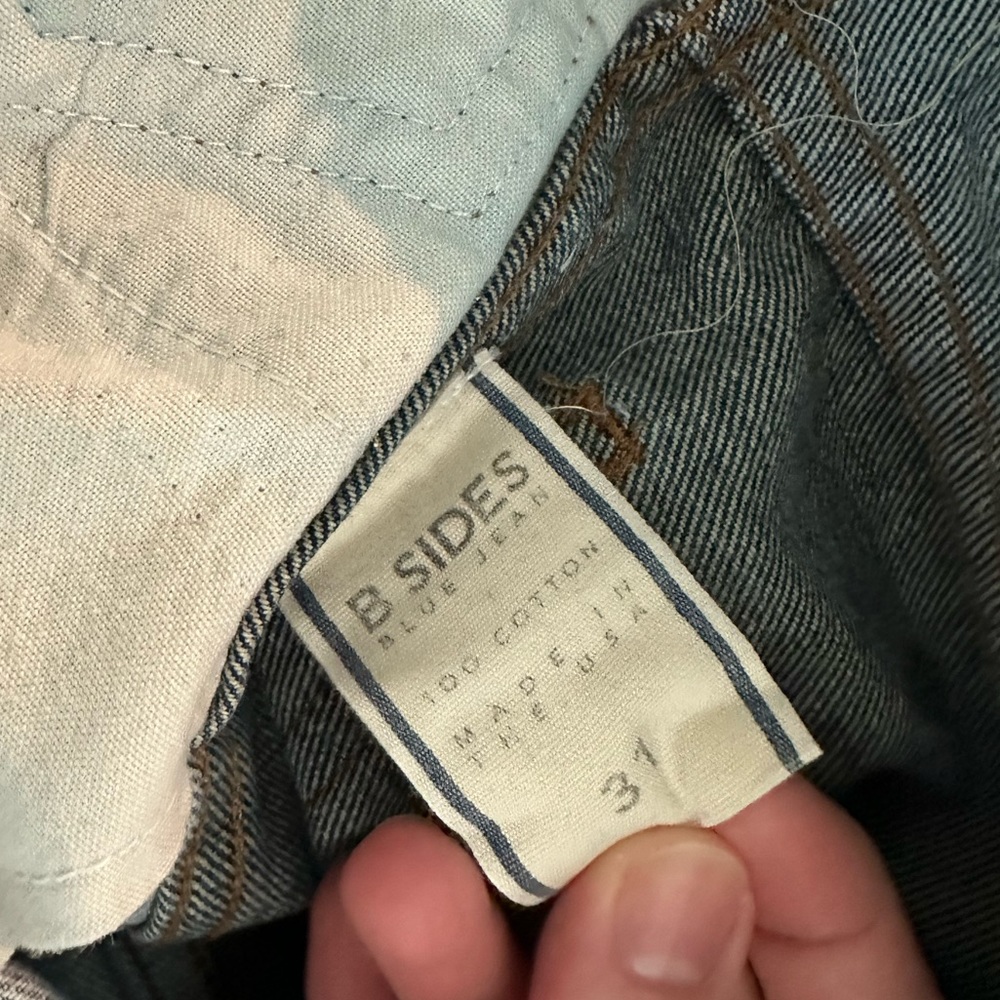 B SIDES Vintage Reworked Plein Jean - Picture 6 of 12